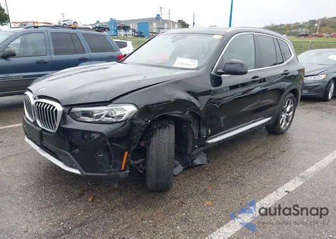2022 BMW X3 xDrive30I из США, поврежденный, VIN 5UX53DP06N9M87362